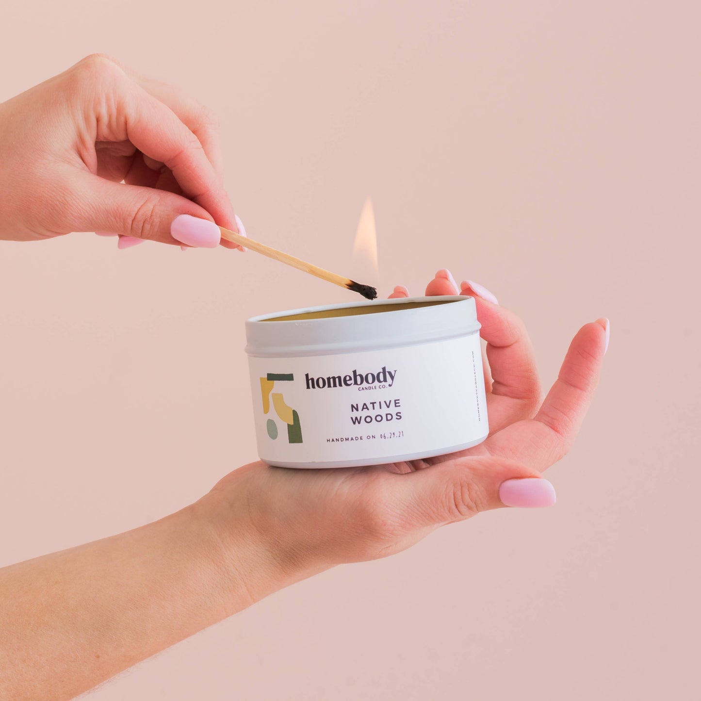 Citron + Chiffon Tin Candle