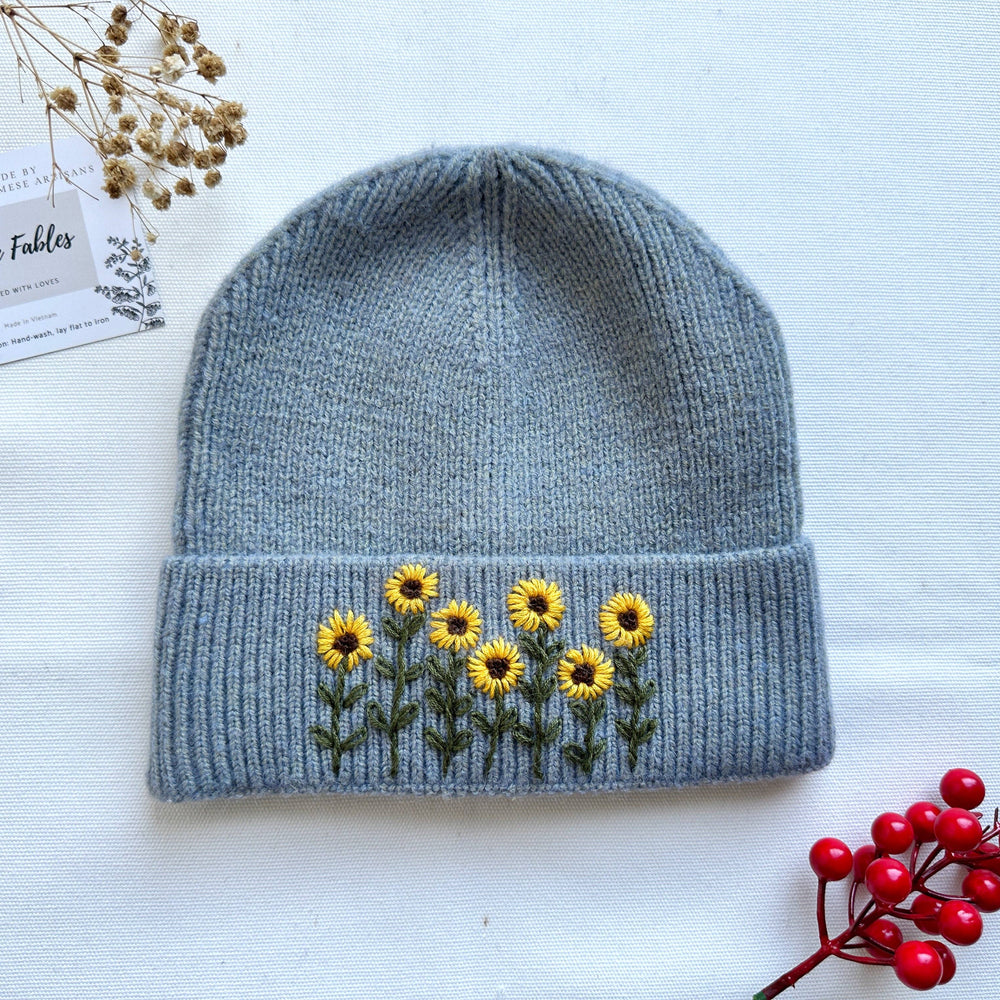 
                      
                        Hand-Embroidered Beanie
                      
                    