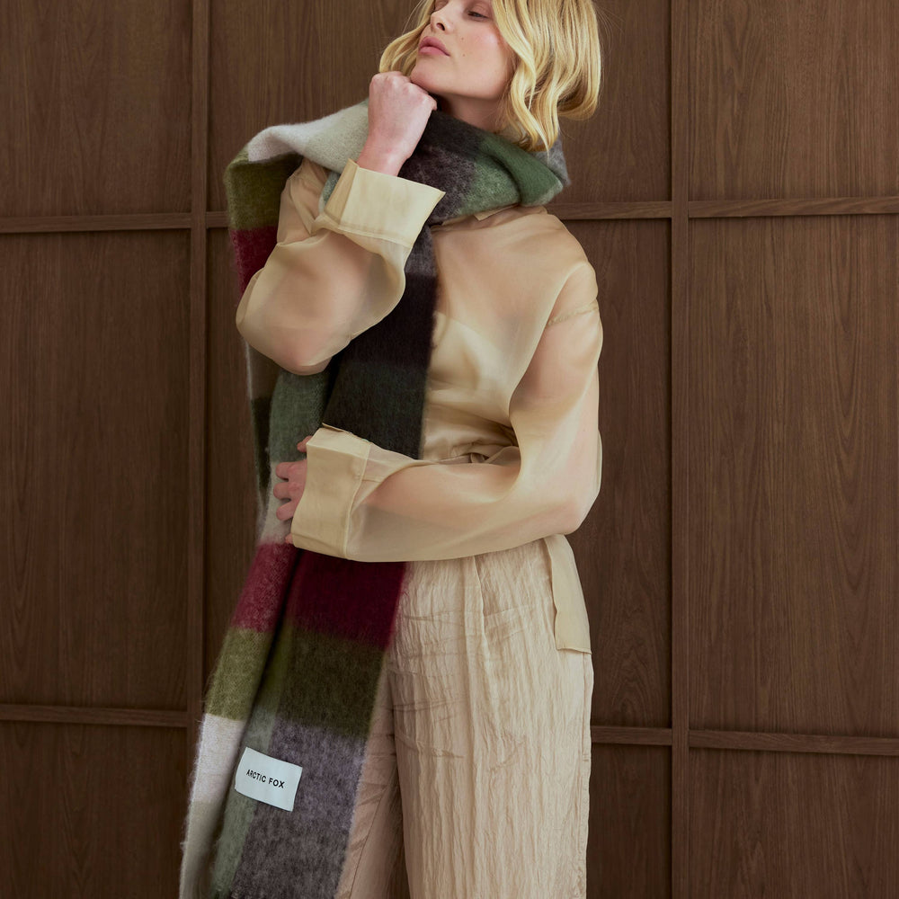 
                      
                        The Reykjavik Scarf - 100% Recycled - Mossy Green
                      
                    