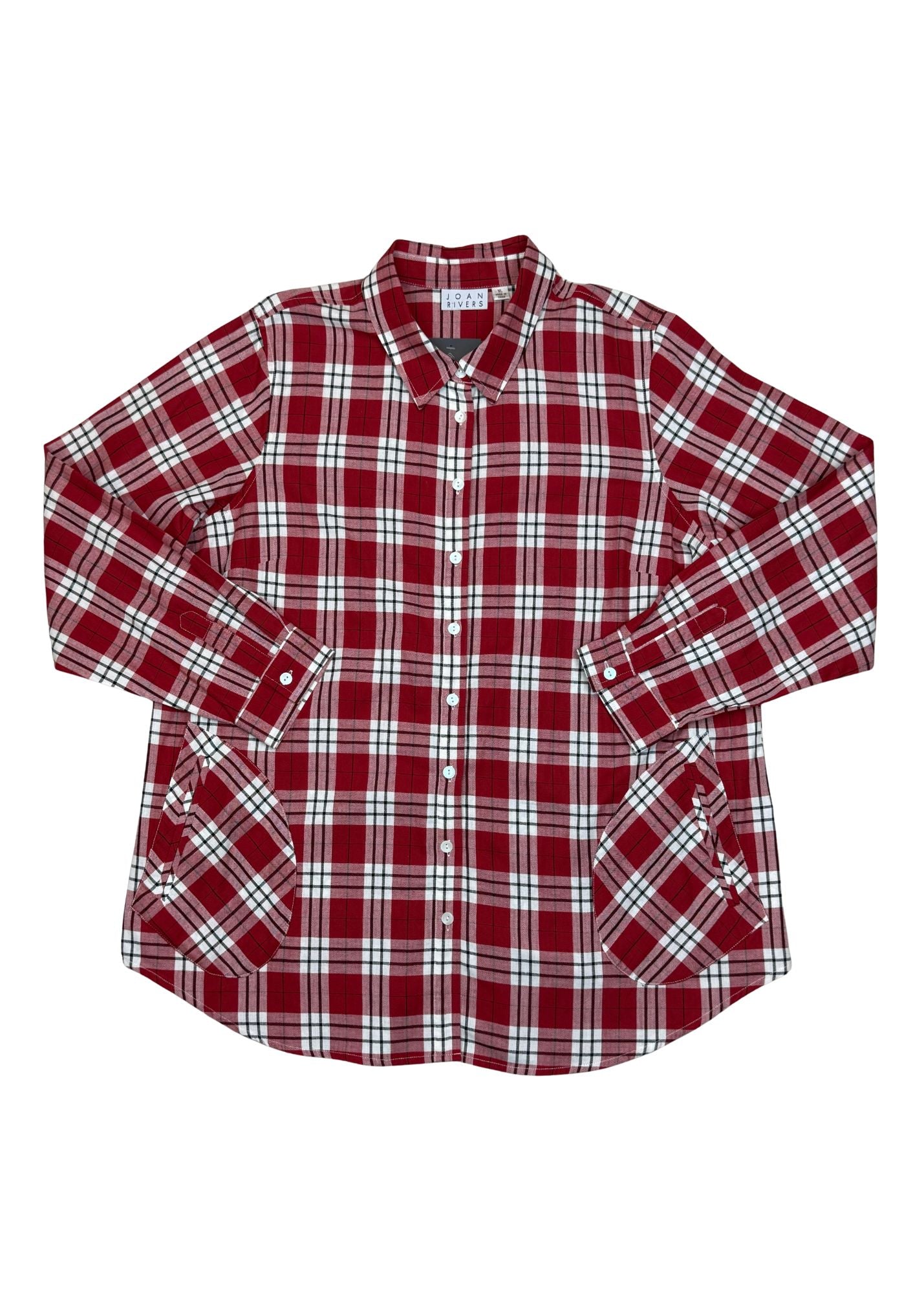 Vintage Joan Rivers Plaid Shirt - Size XL