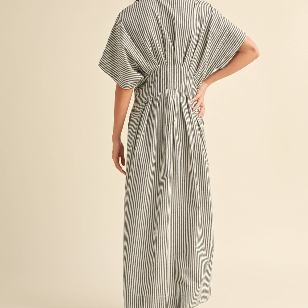 
                      
                        New Striped Button-down Shirt Dress
                      
                    