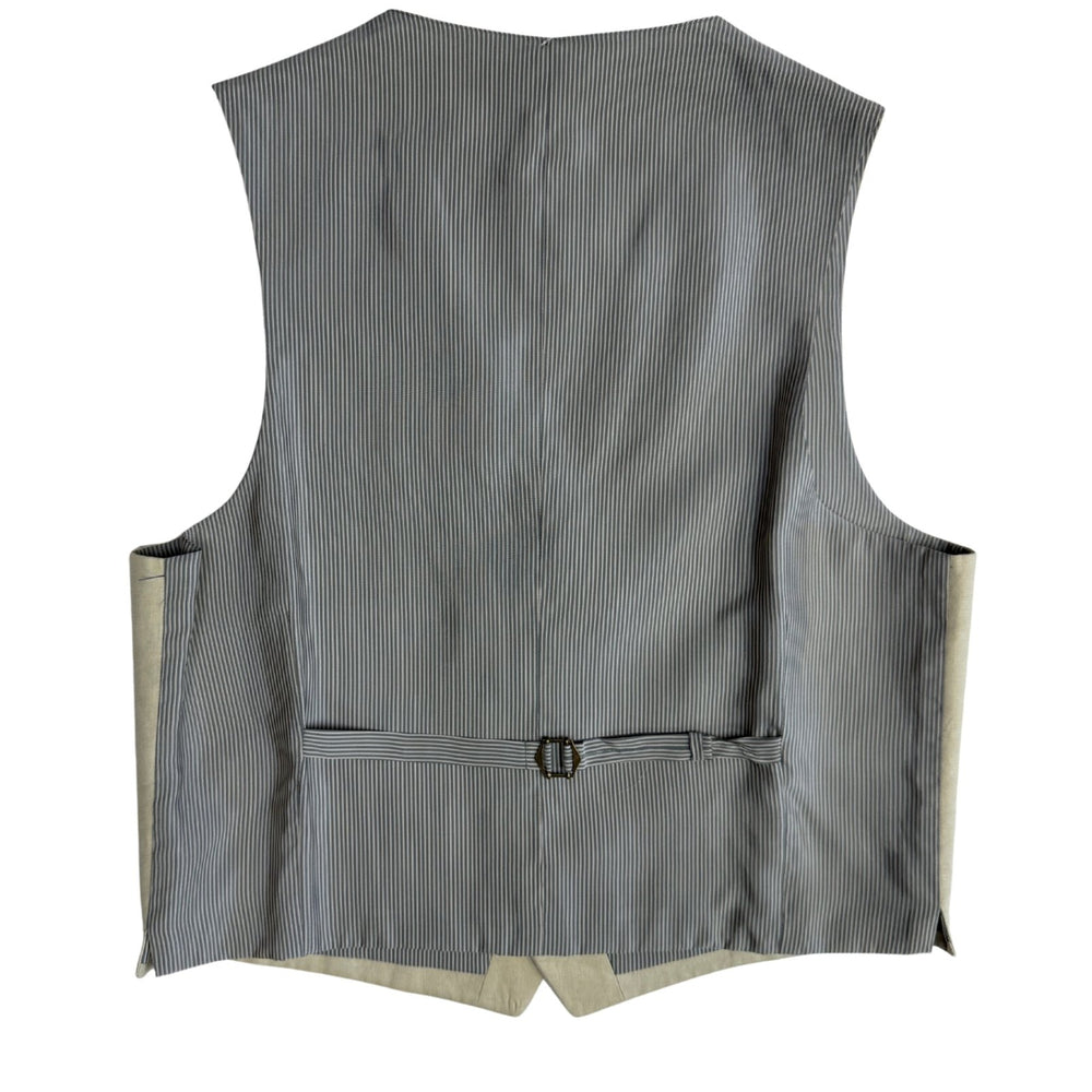 Pre-loved Cream Menswear Vest - Size M