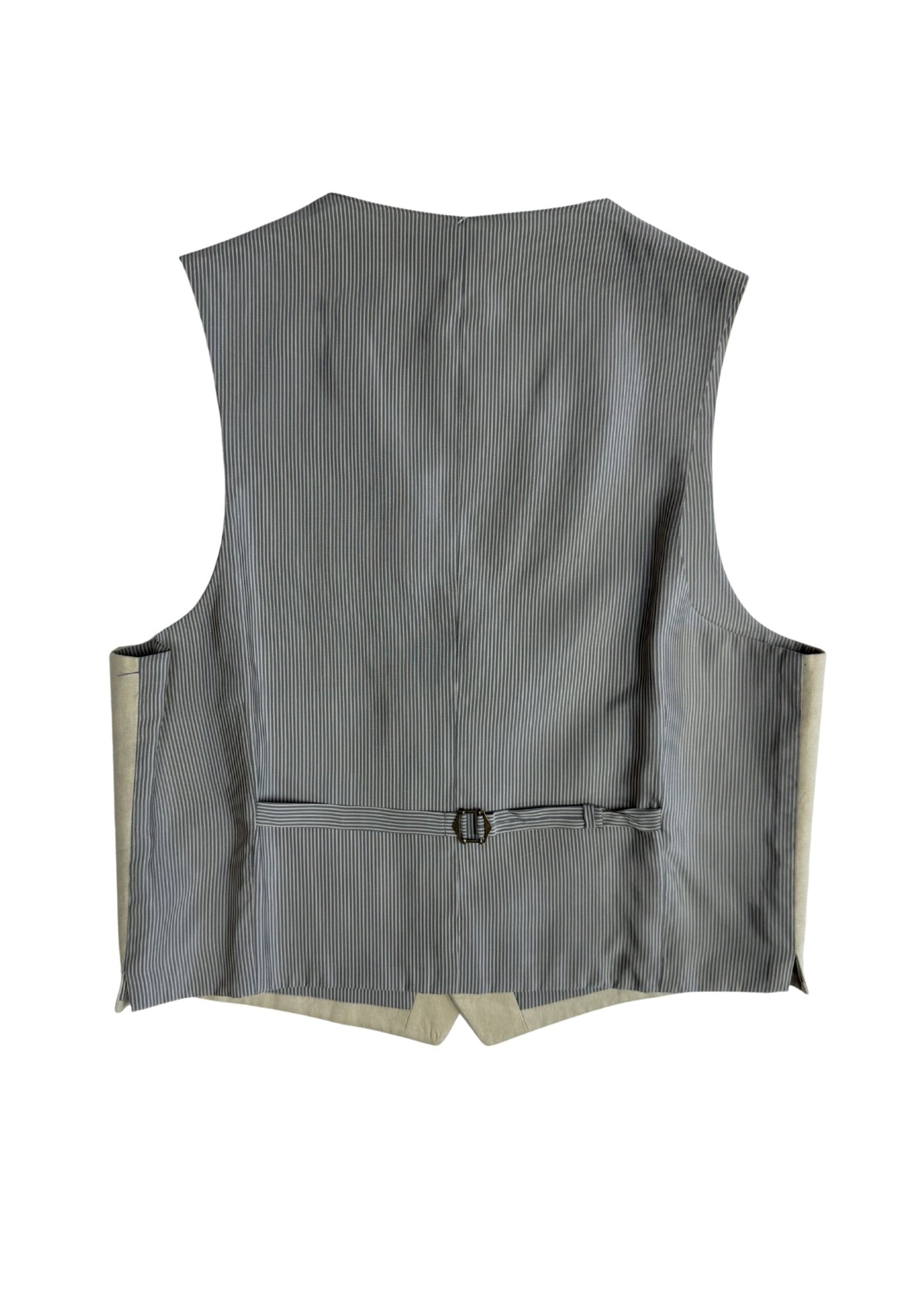Pre-loved Cream Menswear Vest - Size M