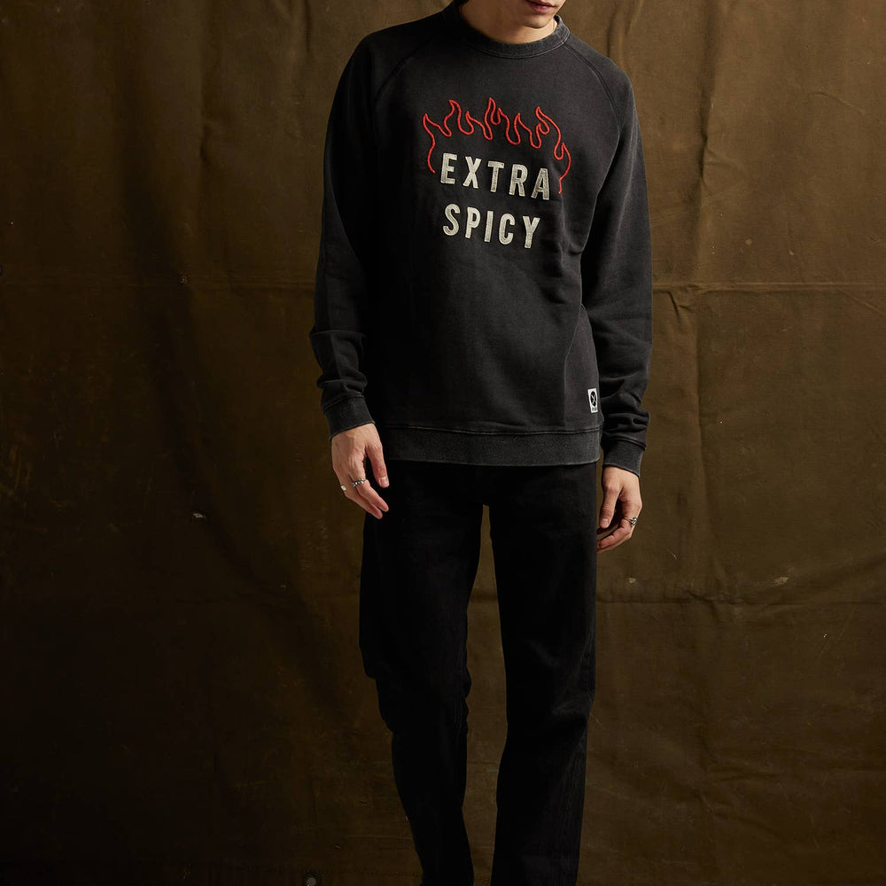 
                      
                        Extra Spicy Chainstitch & Felt Crewneck Sweatshirt - Unisex
                      
                    
