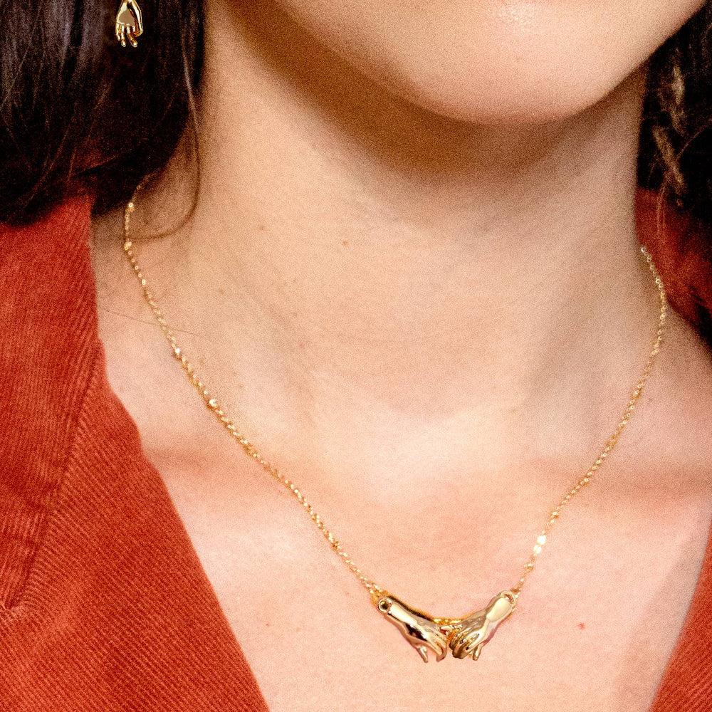 
                      
                        Script 24K Gold Plated Necklace
                      
                    