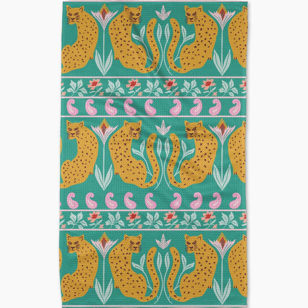 Jungle Blooms Tea Towel