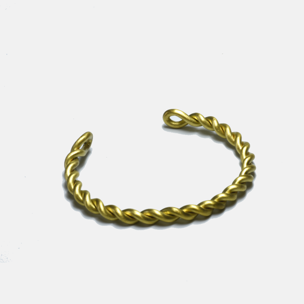 Twisted Brass Cuff