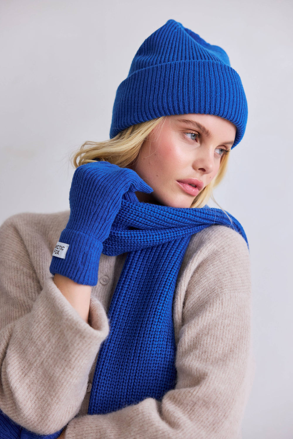 Recycled Bottle Beanie - Ocean Blue