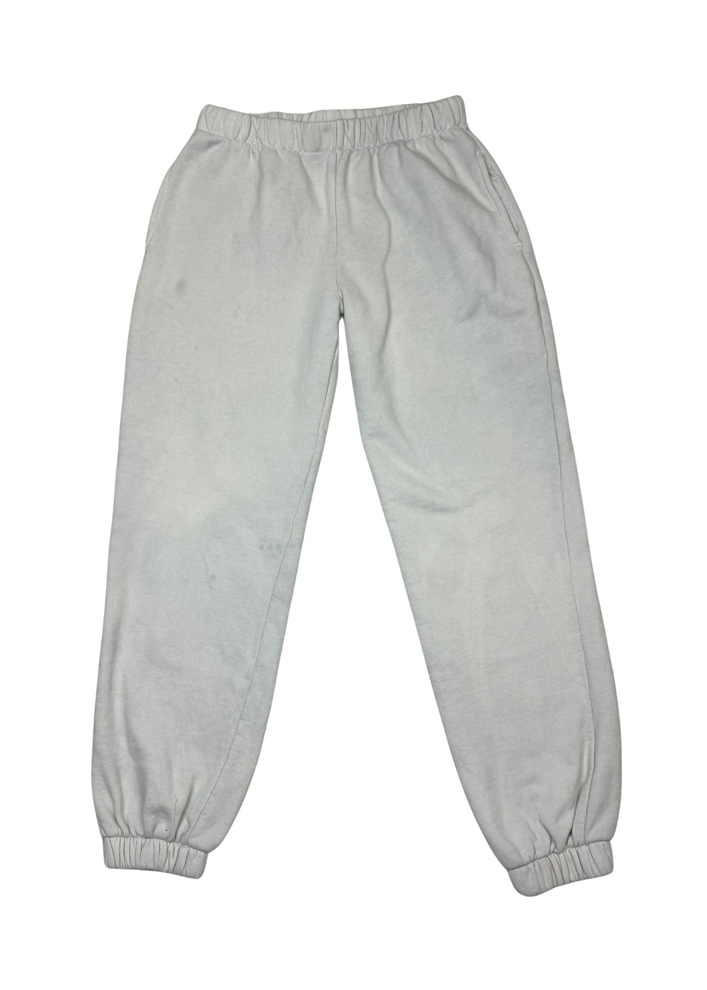 Pre-loved Vintage White Sweat Joggers - Size S