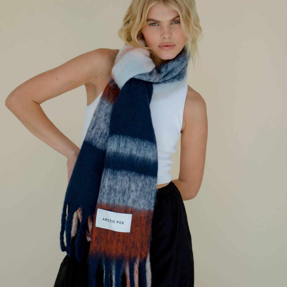 
                      
                        The Stockholm Scarf - 100% Recycled - Winter Lagoon
                      
                    