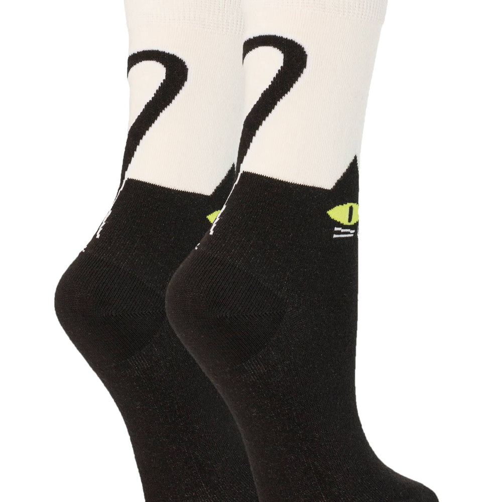 It's Meow Or Never | Women's Cotton Crew Funny Socks