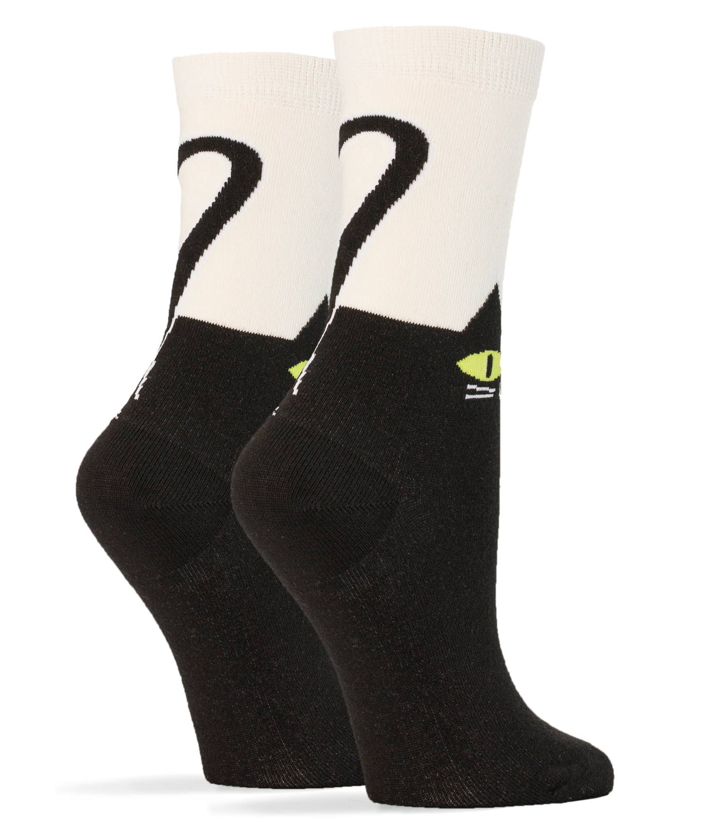 It's Meow Or Never | Women's Cotton Crew Funny Socks