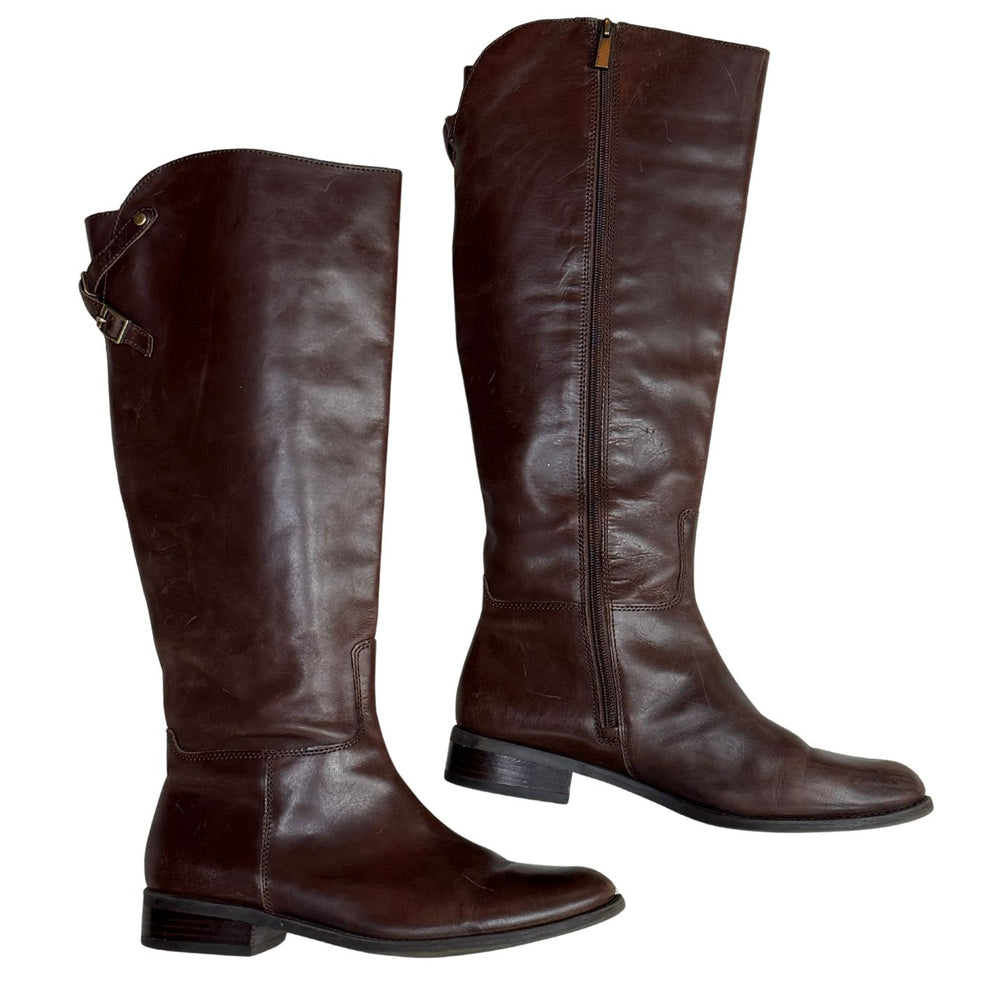 Pre-loved Vince Camuto Knee High Riding Boot - Size 11