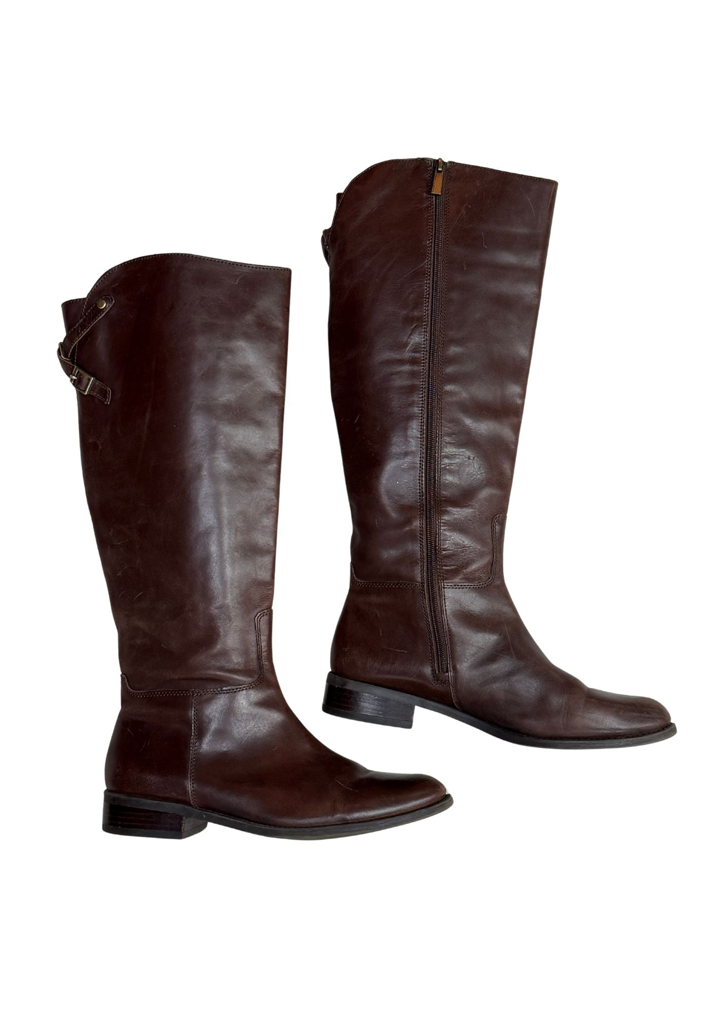 Pre-loved Vince Camuto Knee High Riding Boot - Size 11