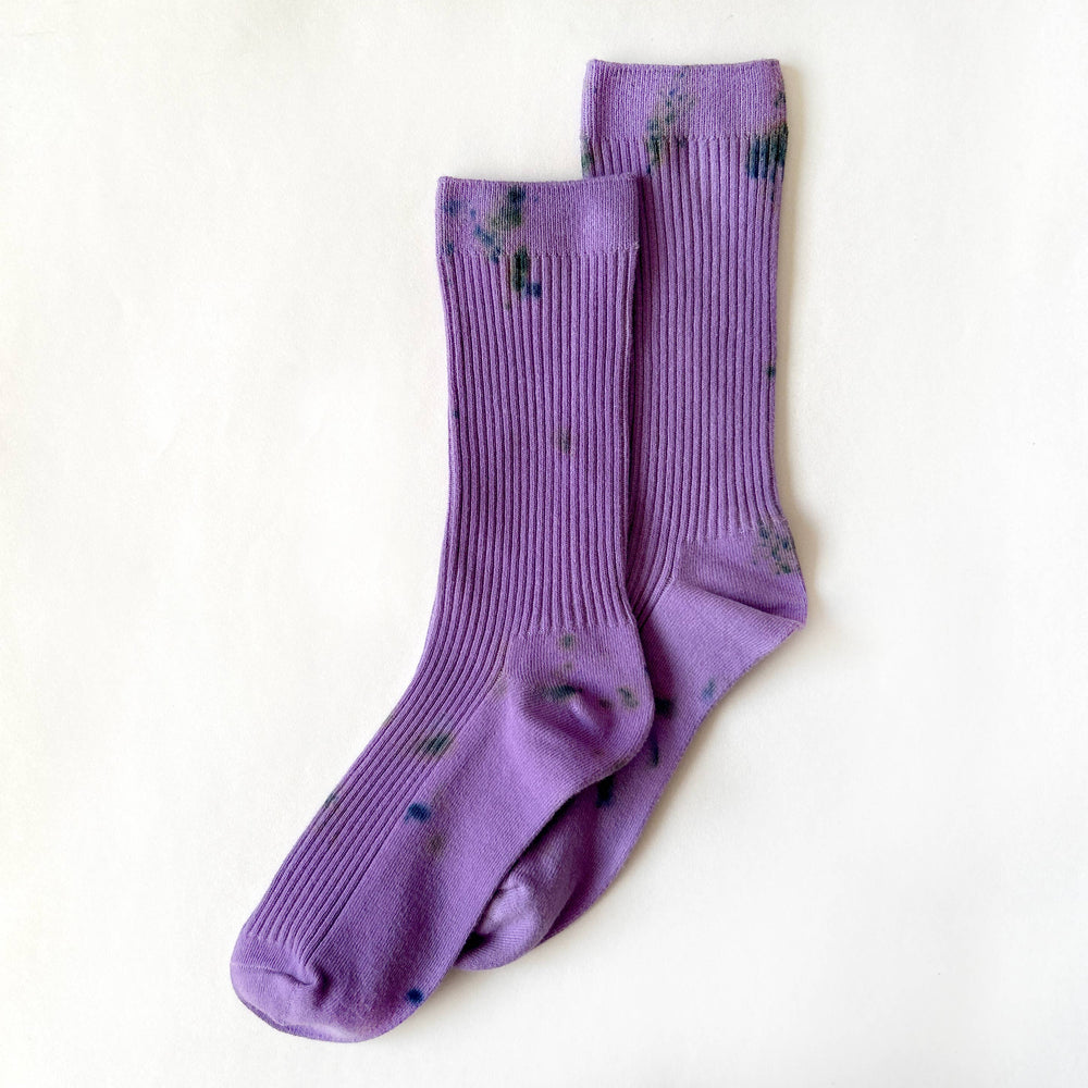Grape Hand-dyed Dressy Socks