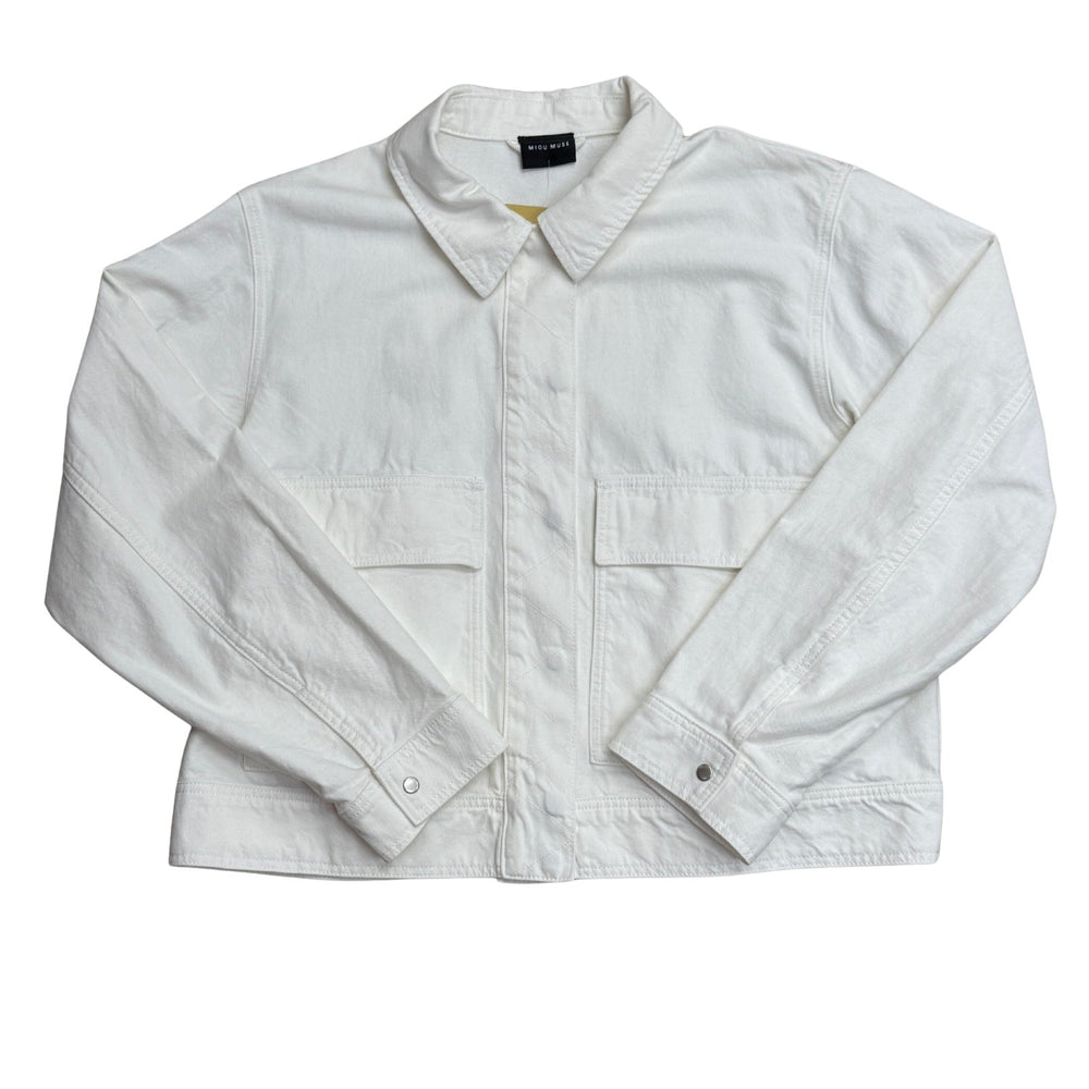 Washed Cotton Jacket - White