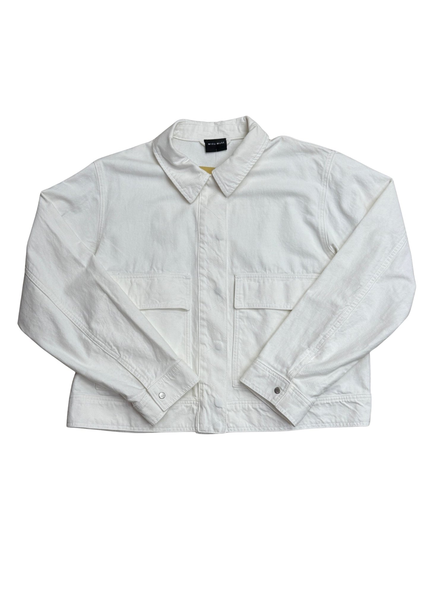 Washed Cotton Jacket - White