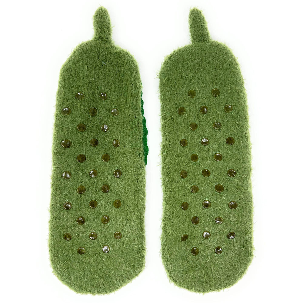Gator Stride | Women's Funny Fuzzy Socks with Grippers