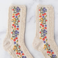 Vintage Strawberry Socks