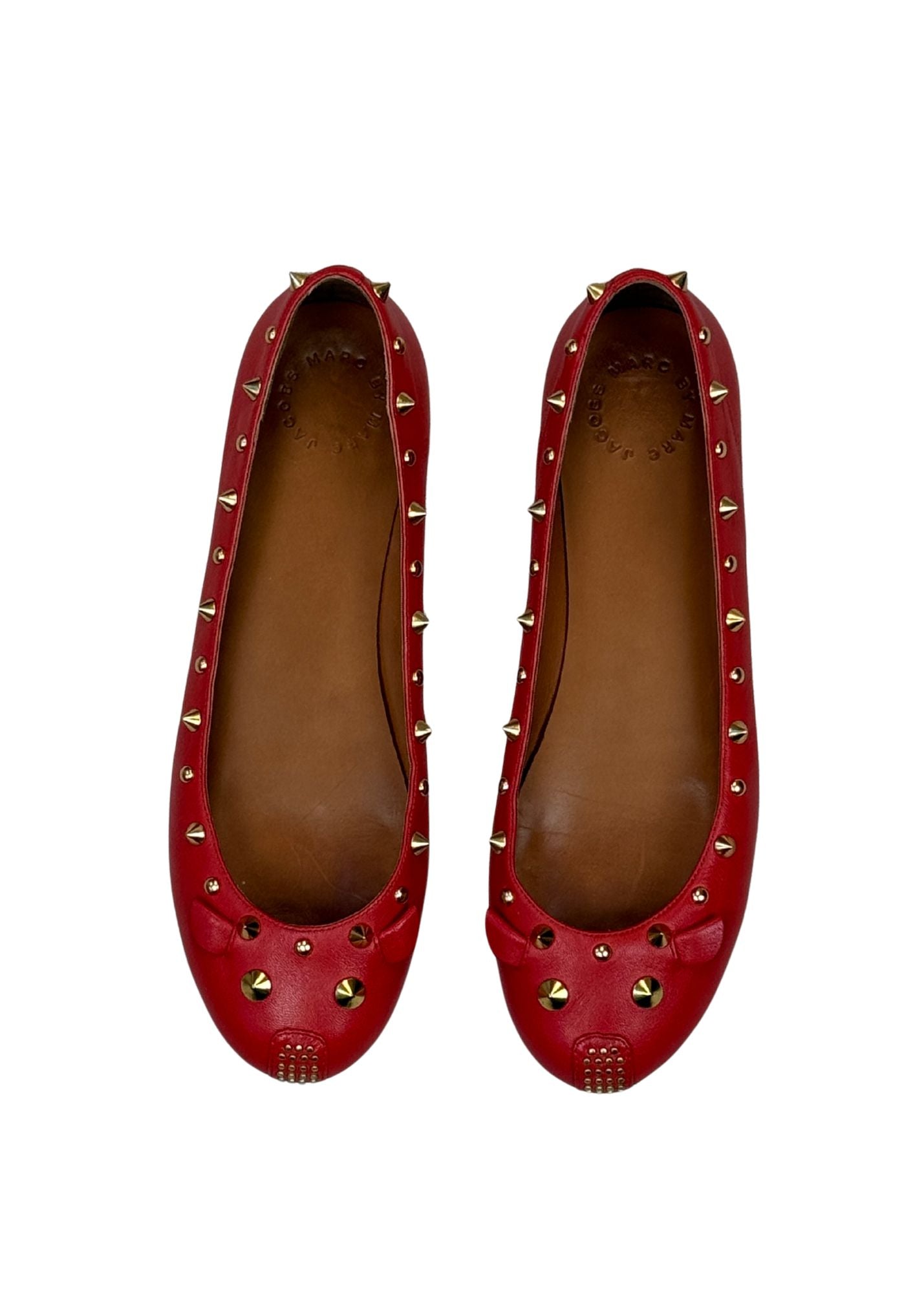 Pre-loved Marc by Marc Red Kitty Flats - Size 9.5