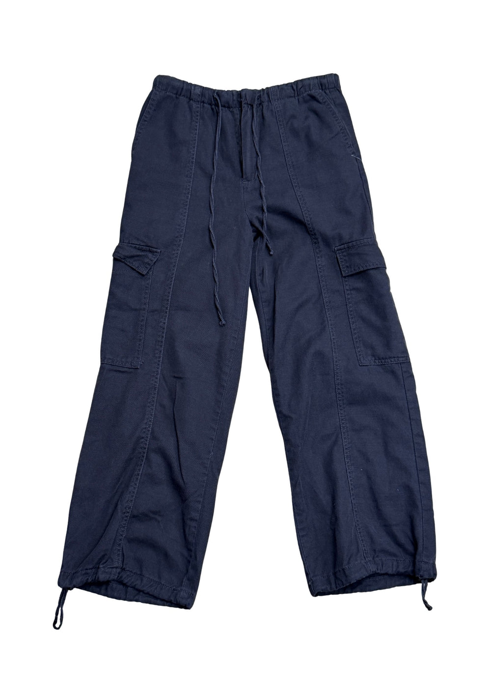 Pre-Loved Black Parachute Pants - Size XS/S