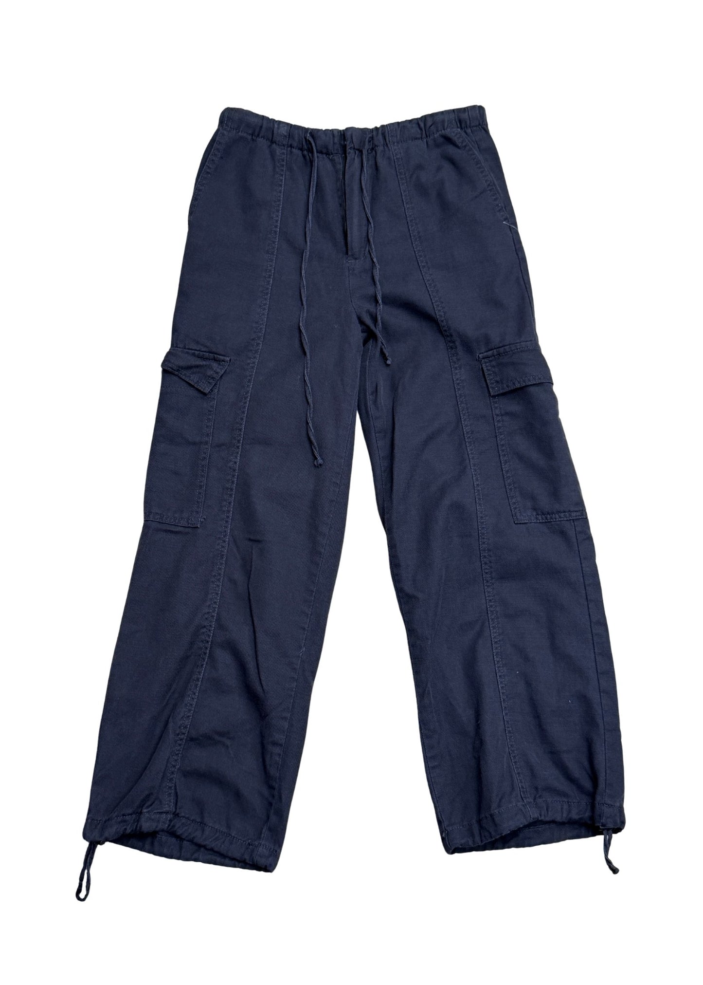 Pre-Loved Black Parachute Pants - Size XS/S