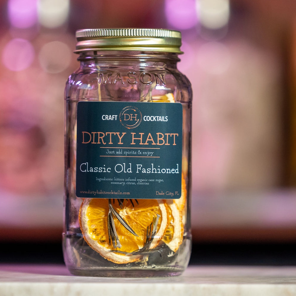 Classic Old Fashioned Dirty Habit Cocktail Mix