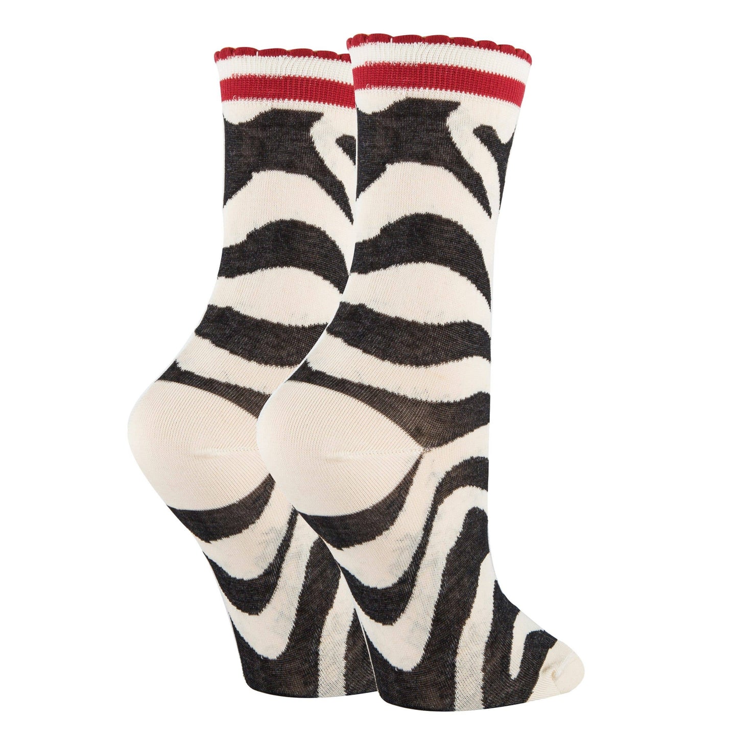 Feral Vibes | Women's Premium Cotton Crew Dress Socks