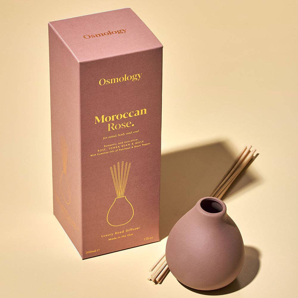 Moroccan Rose Reed Diffuser - Rose Tonka and Musk