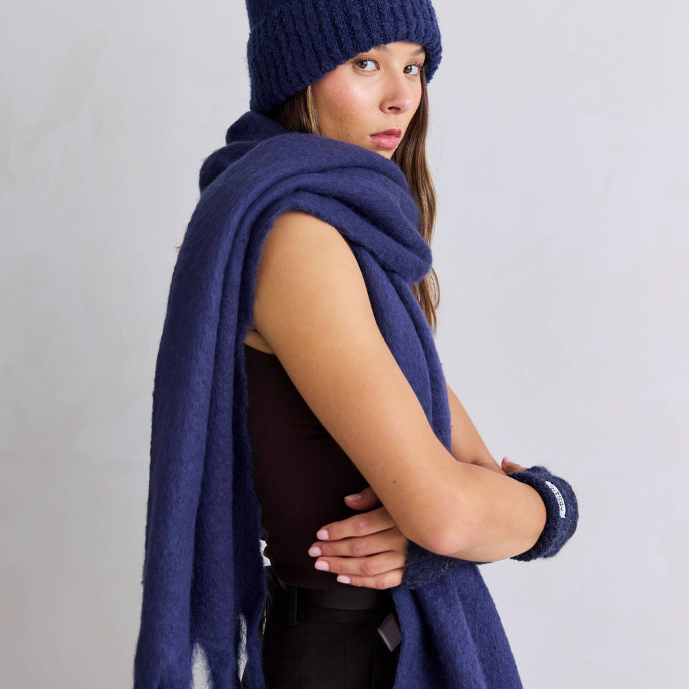 The Reykjavik Beanie Hat - Midnight Blue