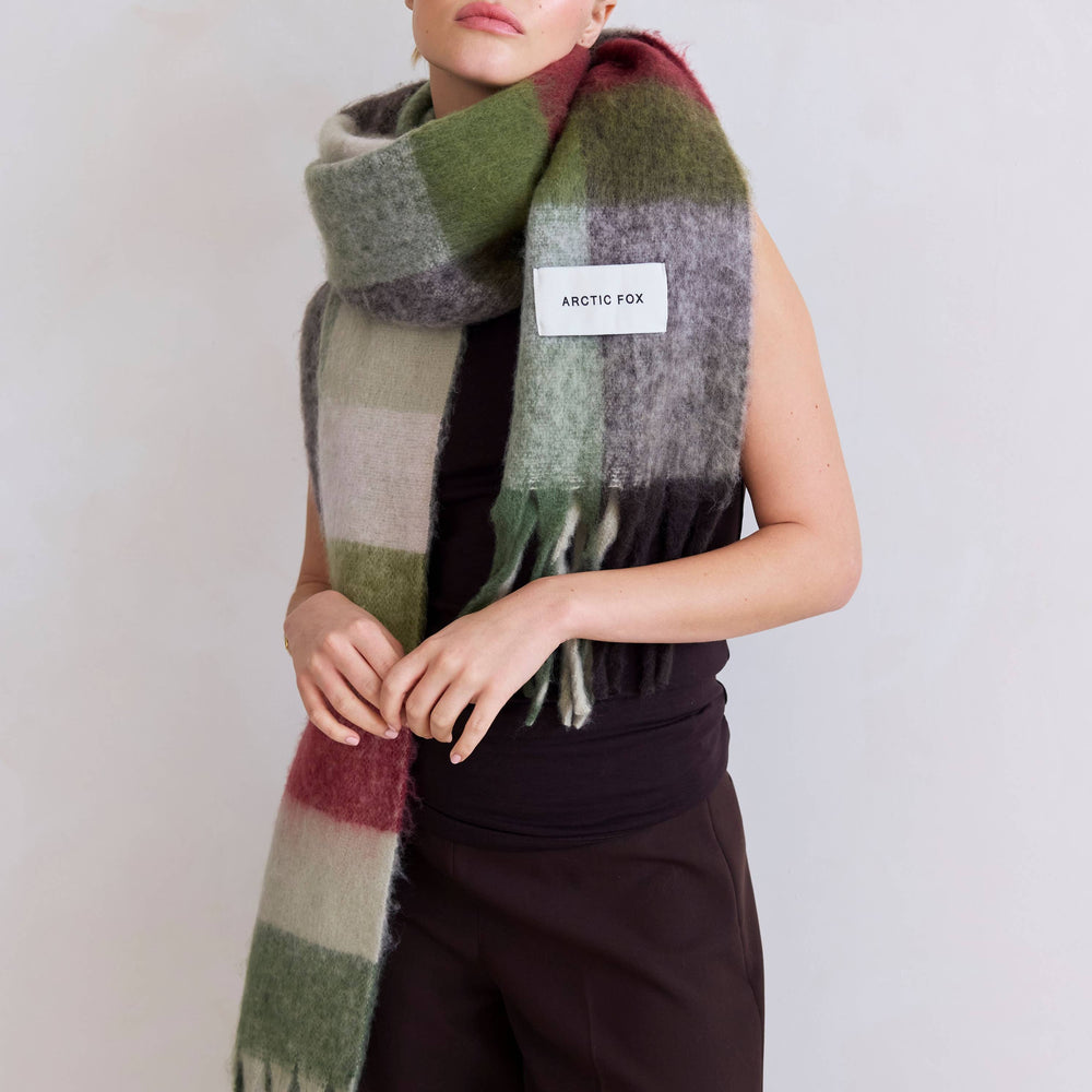 
                      
                        The Reykjavik Scarf - 100% Recycled - Mossy Green
                      
                    