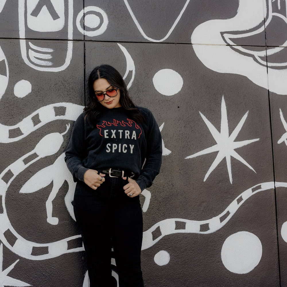 
                      
                        Extra Spicy Chainstitch & Felt Crewneck Sweatshirt - Unisex
                      
                    