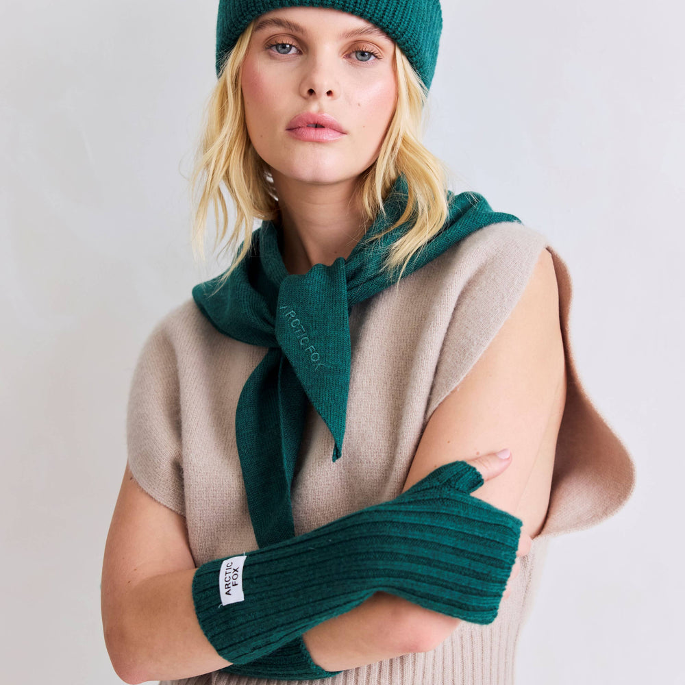 
                      
                        Merino Wool Fingerless Gloves - Alpine Fern
                      
                    