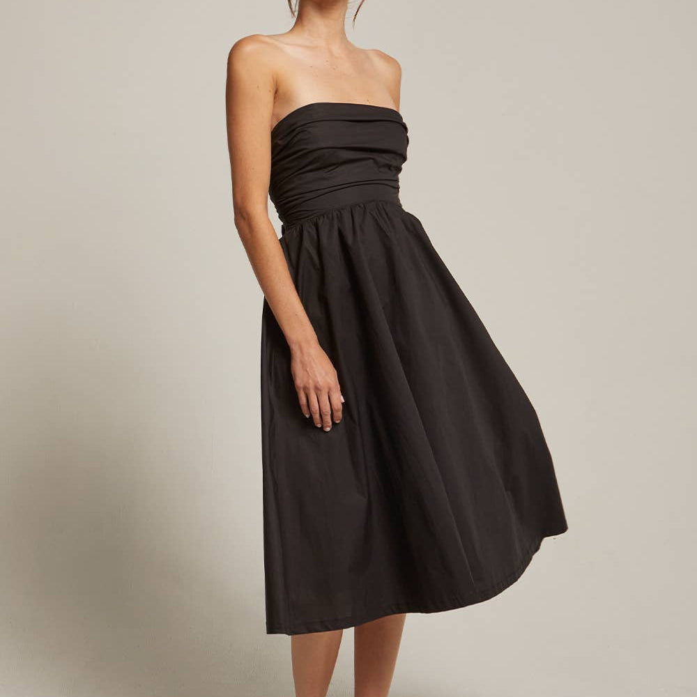 
                      
                        Kate Fit And Flare Back Tie Midi Dress
                      
                    