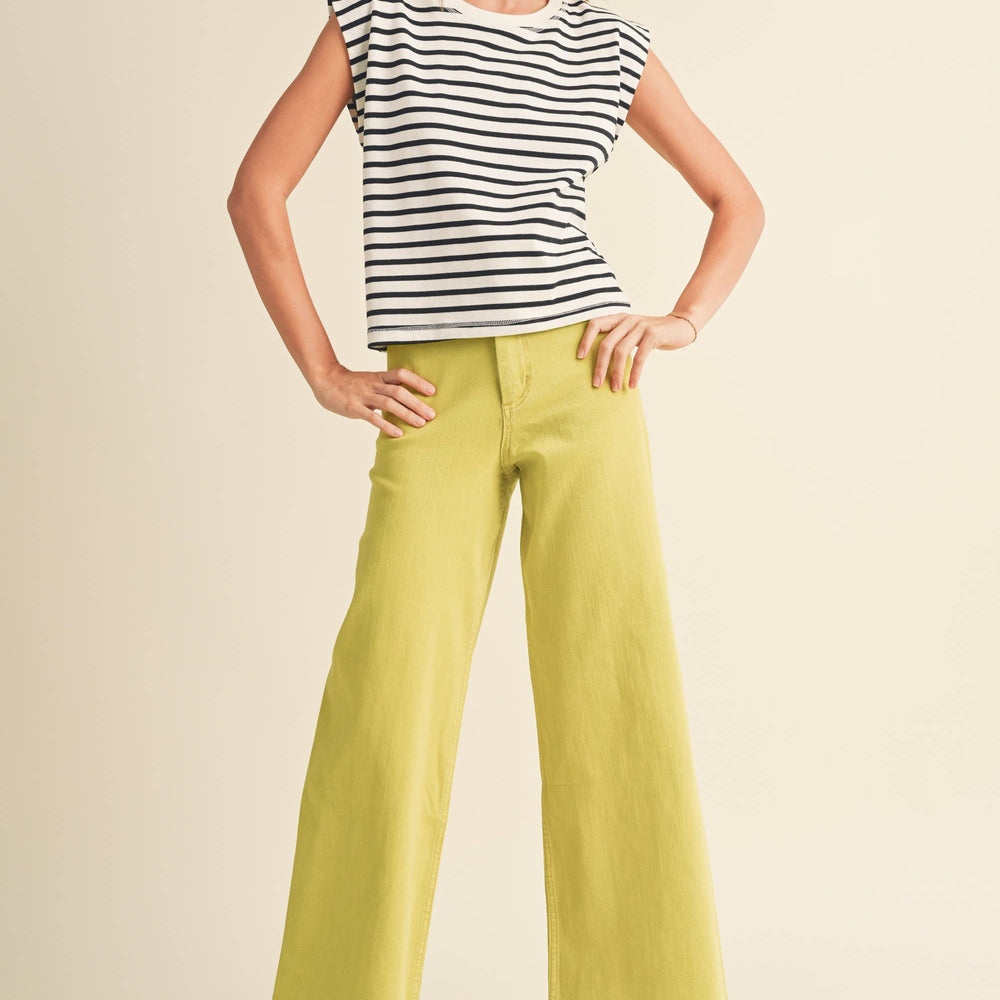 
                      
                        New Striped Sleeveless Top
                      
                    