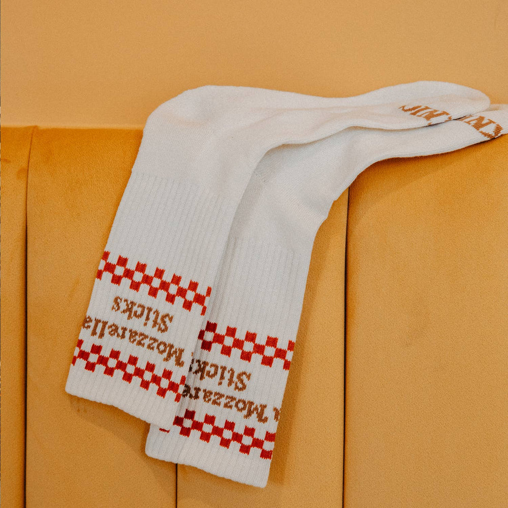 Mozzarella Sticks Socks Fun Comfy Crew Socks