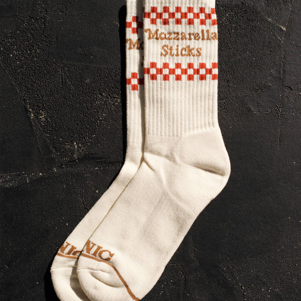 
                      
                        Mozzarella Sticks Socks Fun Comfy Crew Socks
                      
                    