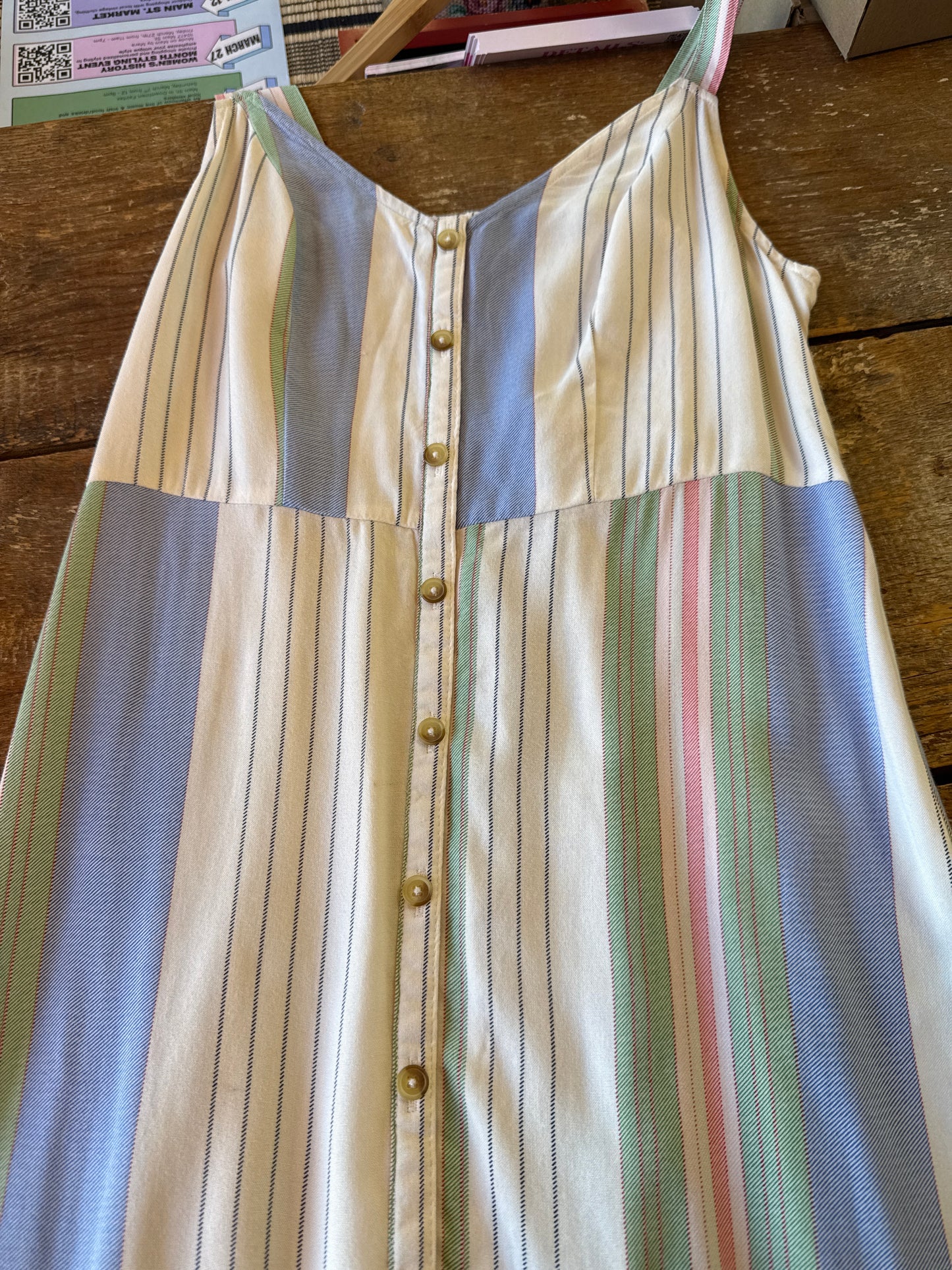 Pre-loved Striped Maxi Dress - Size XS