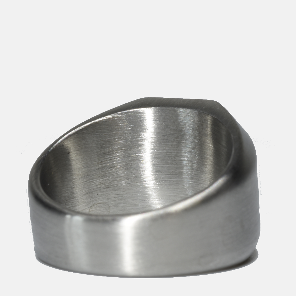 Onyx Inlay Octagon Ring
