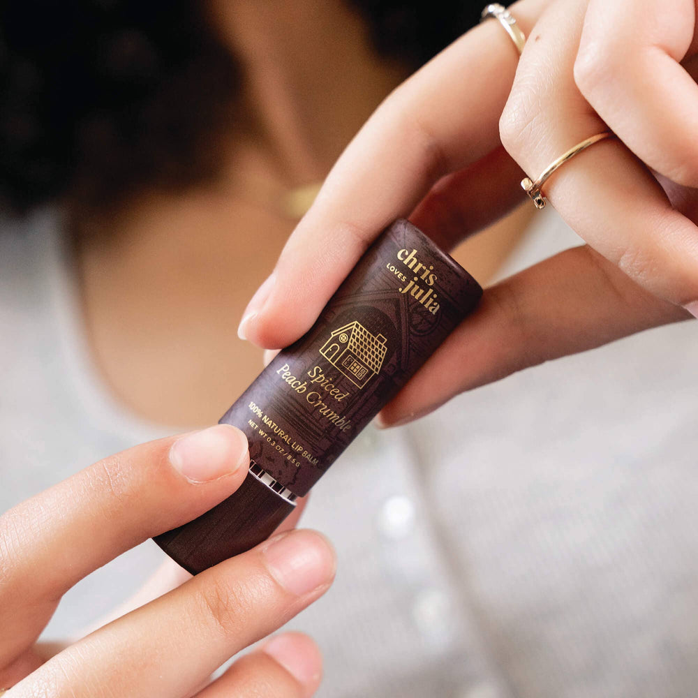 
                      
                        Lip Balm, Chris Loves Julia, Spiced Peach Crumble
                      
                    