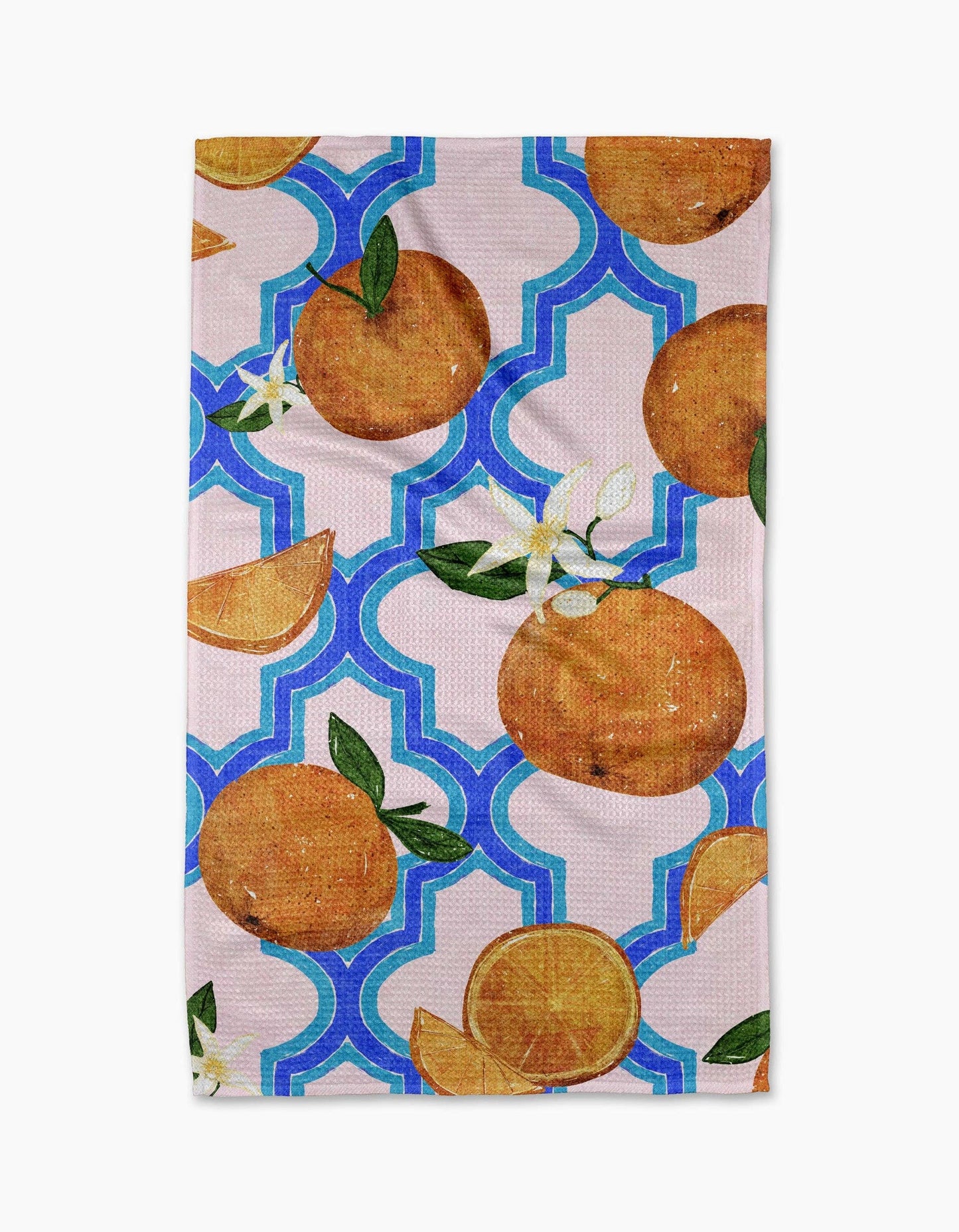 Orange Trellis Tea Towel