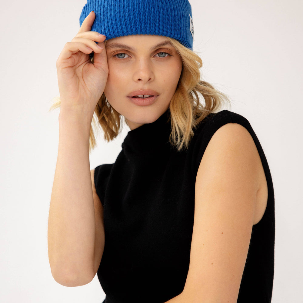 
                      
                        Recycled Bottle Beanie - Ocean Blue
                      
                    