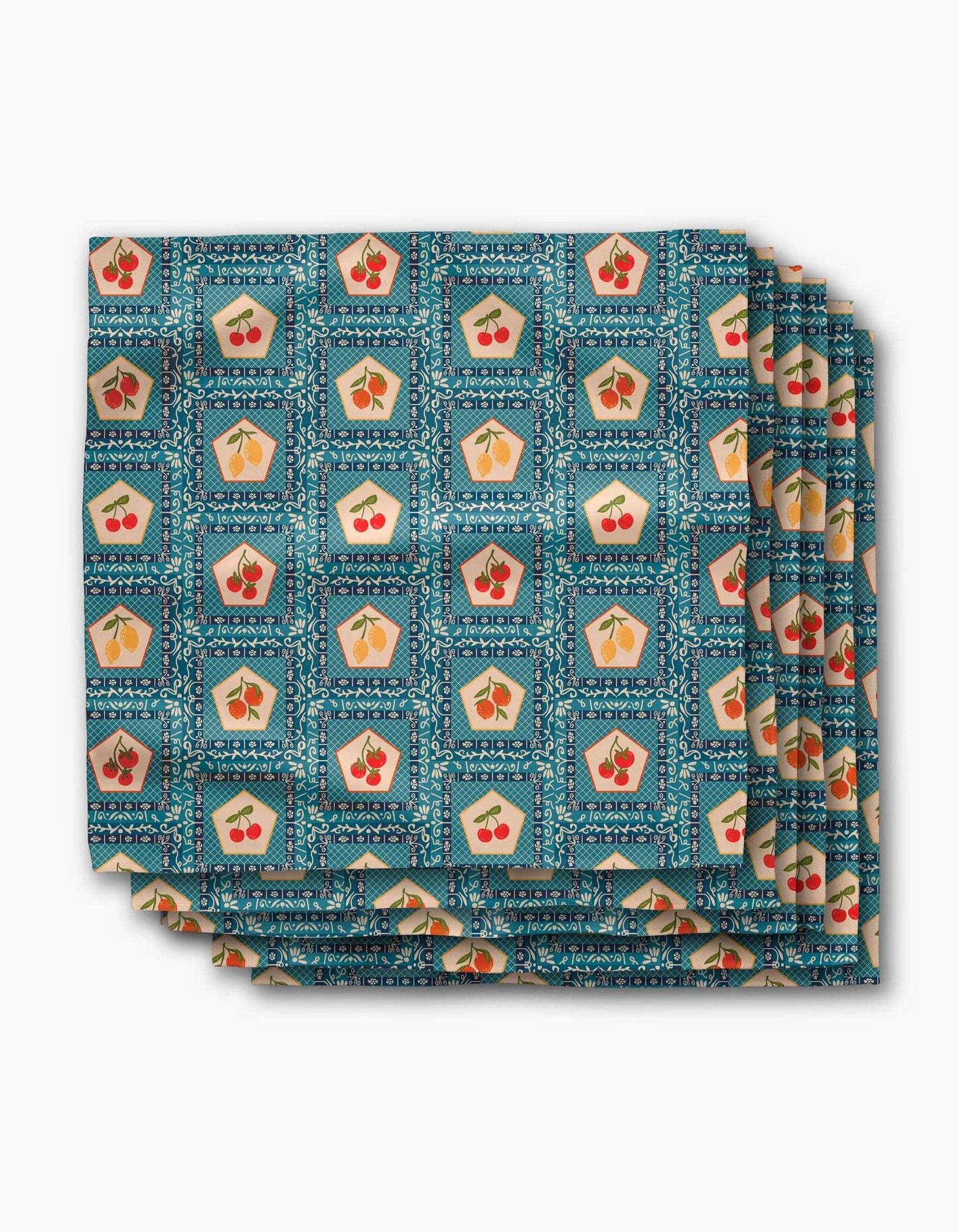 Italian Tiles Dinner Napkins