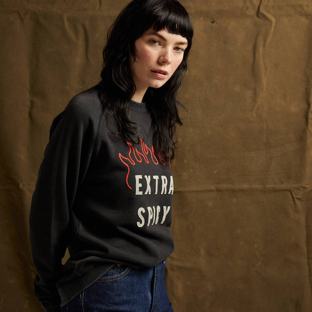 
                      
                        Extra Spicy Chainstitch & Felt Crewneck Sweatshirt - Unisex
                      
                    