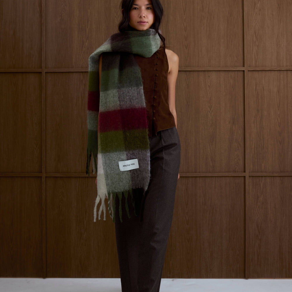 
                      
                        The Reykjavik Scarf - 100% Recycled - Mossy Green
                      
                    