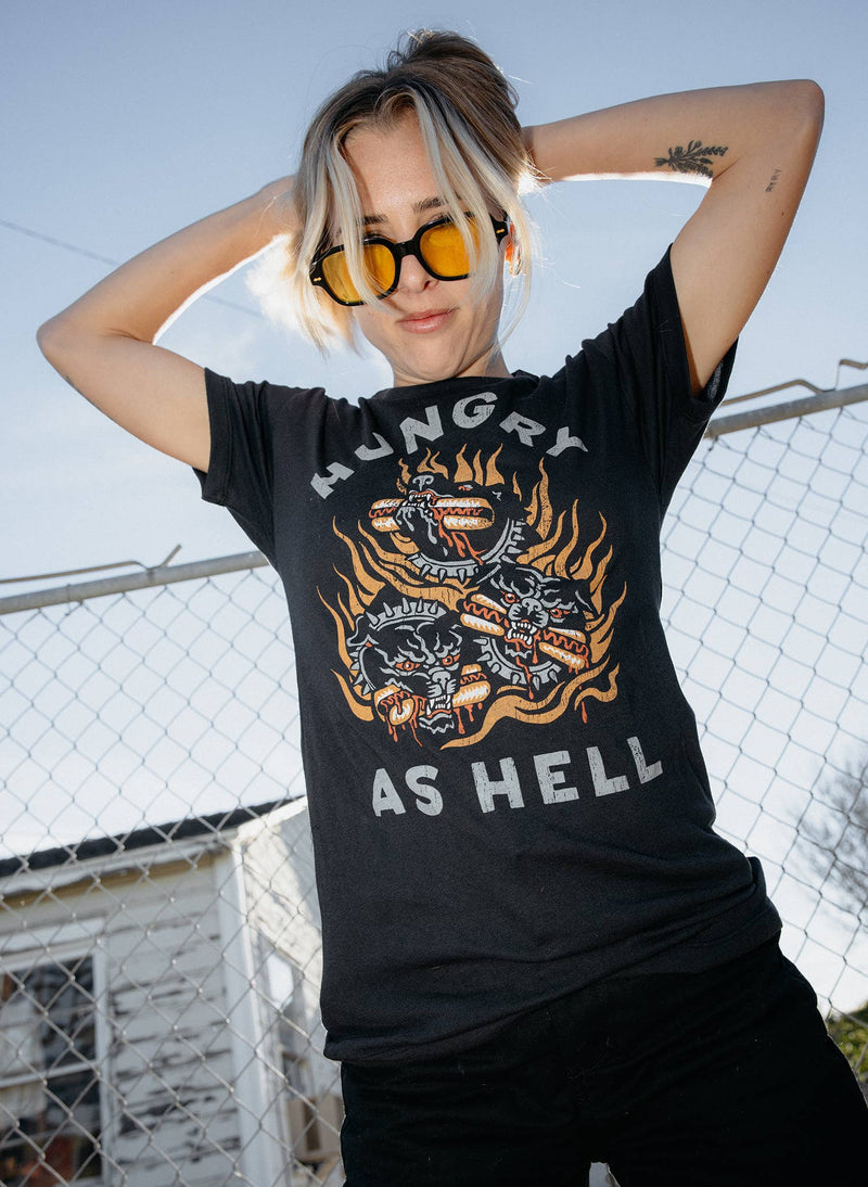 Hungry as Hell Tee | Hot Dog Food T-shirt