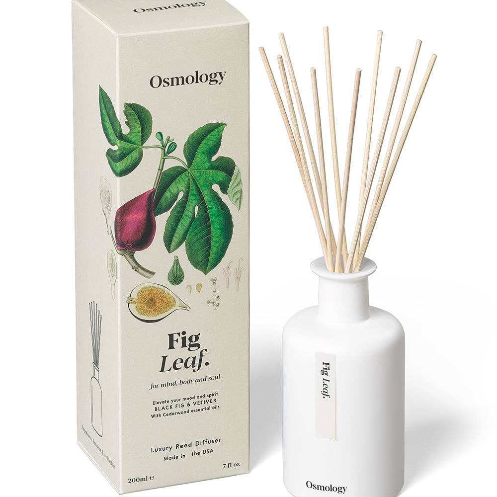Fig Leaf Reed Diffuser - Black Fig Vetiver and Cedarwood