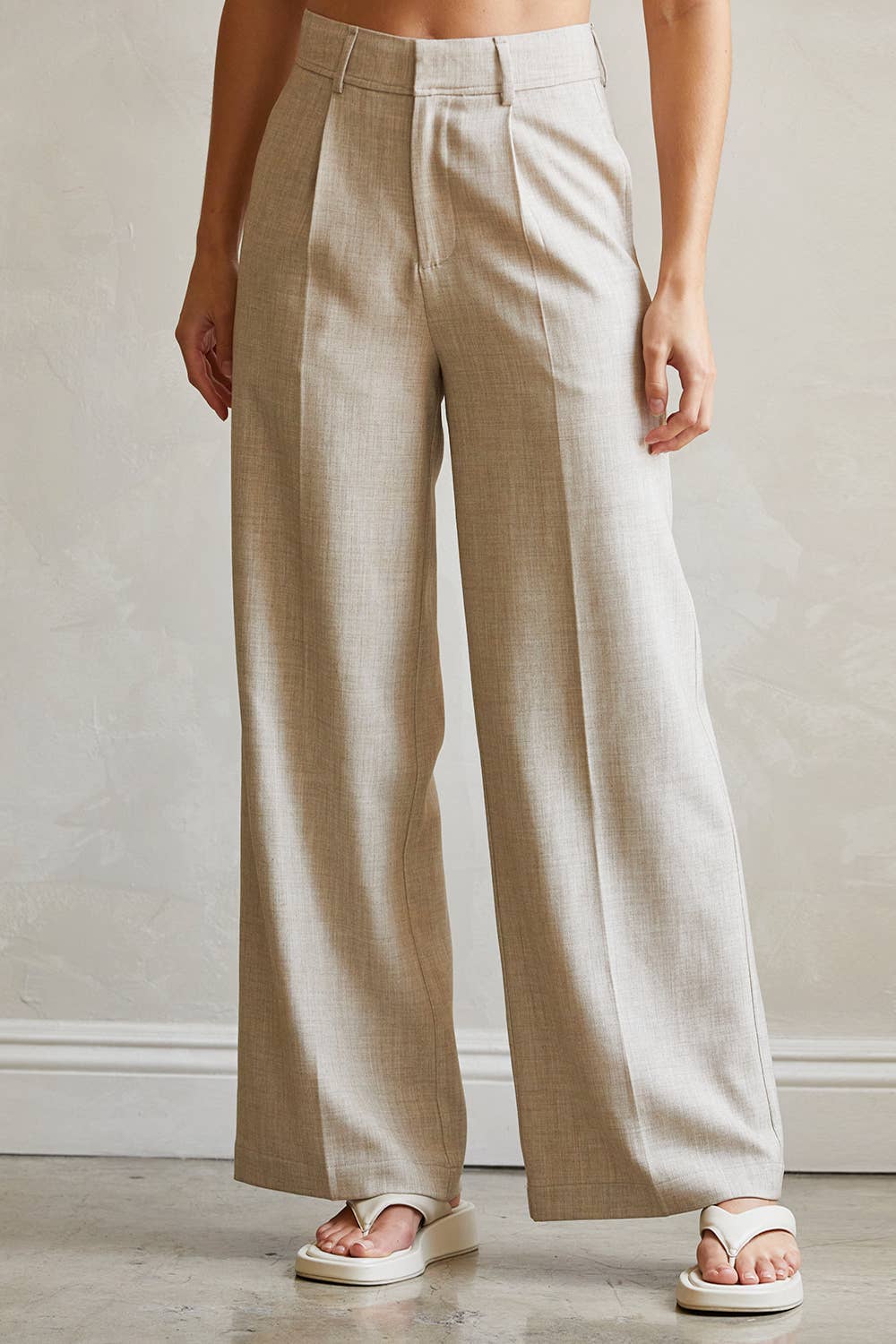 Luna Pleat Front Trouser
