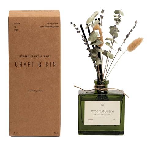 
                      
                        Green Glass Reed Diffuser with Flowers
                      
                    