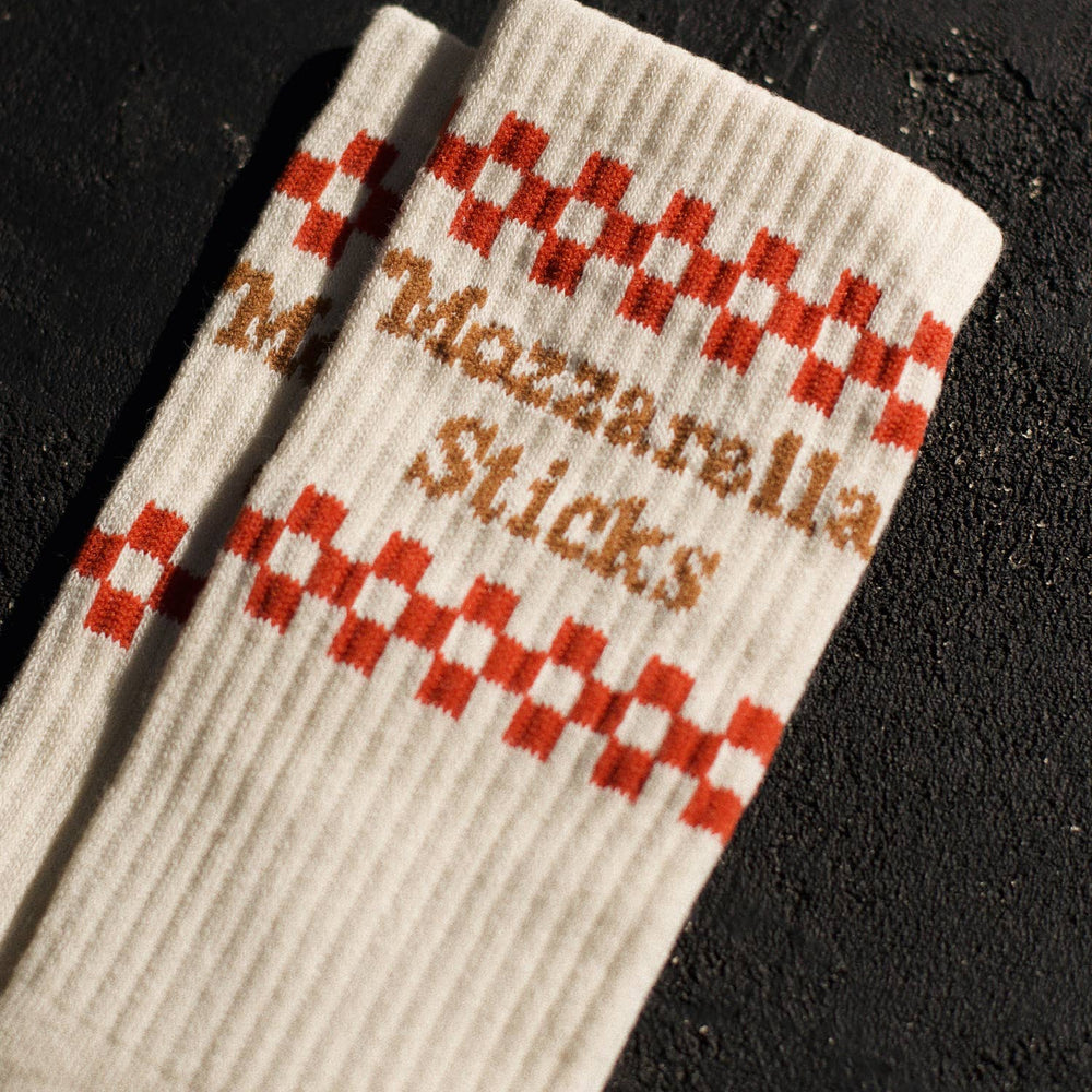 
                      
                        Mozzarella Sticks Socks Fun Comfy Crew Socks
                      
                    